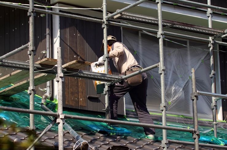 足場のチェック